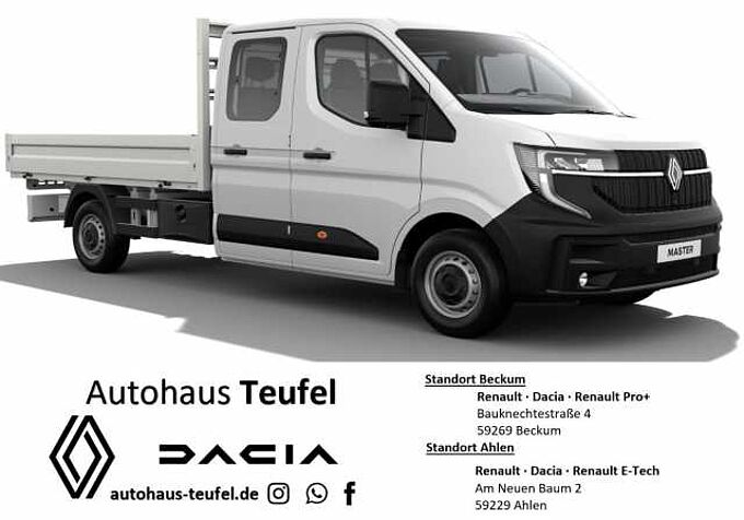 Renault Master FWD Fgst. Pritsche Doka Stahl 